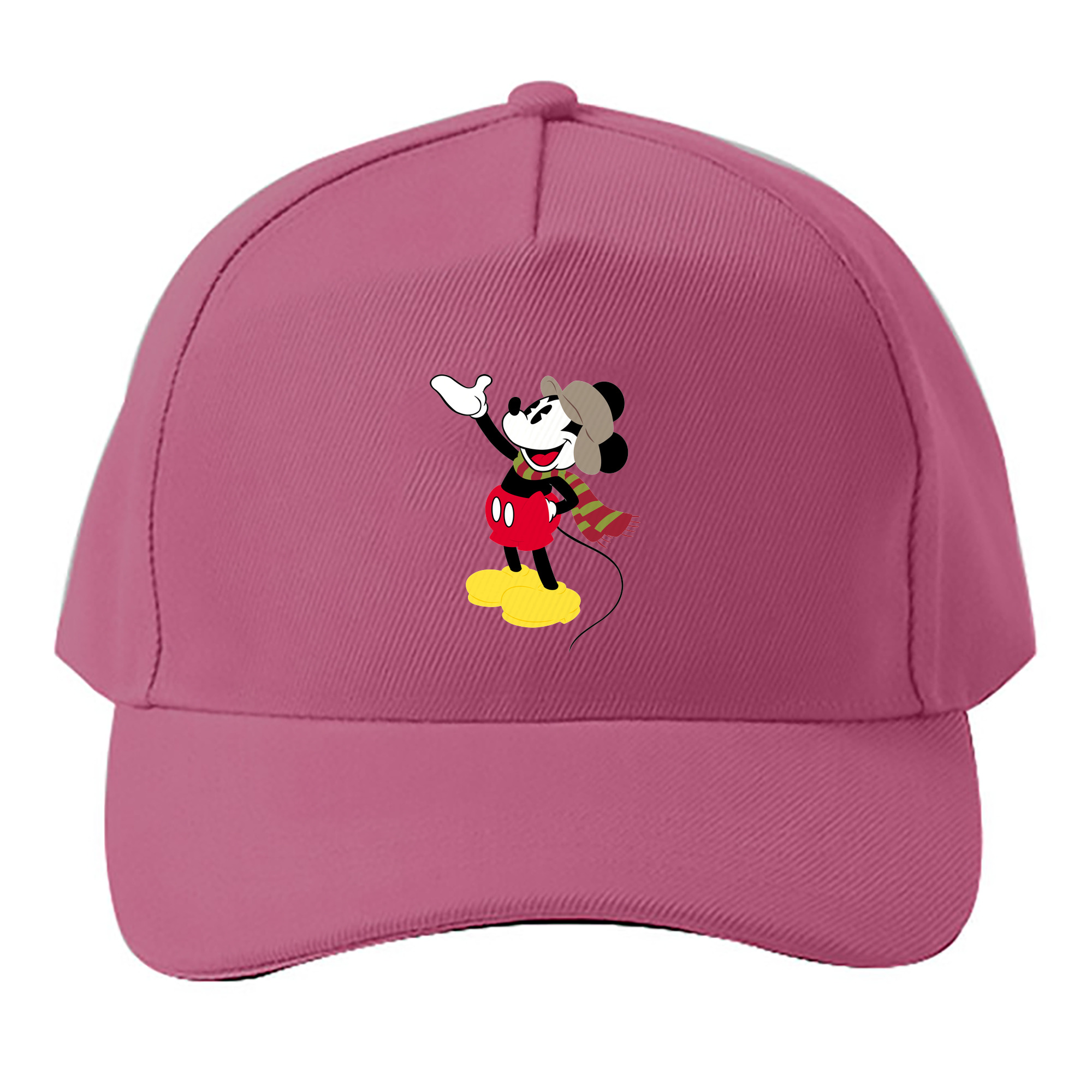 （画像用） ミッキーマウス Mickey Mouse ベースボールキャップ 綿100％ 男女兼用 帽子 スポーツ